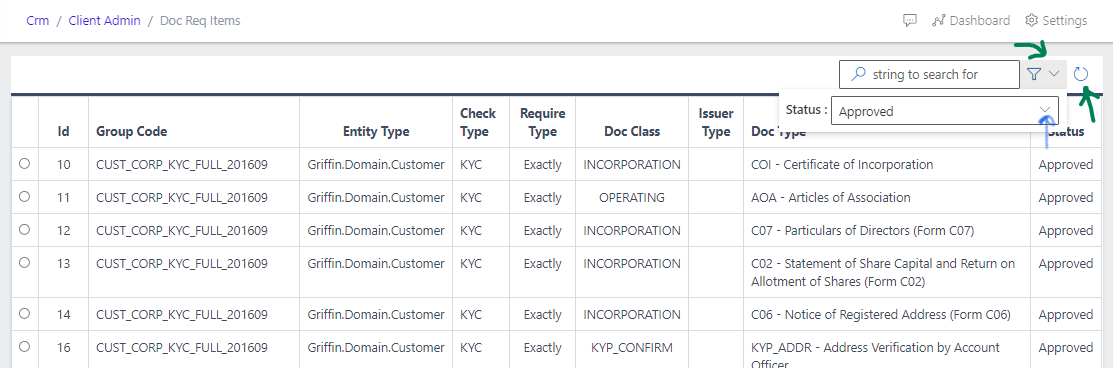 Fig 3 Searching Document Required Item
