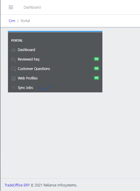 Fig 1 Navigating to Synchronization Jobs