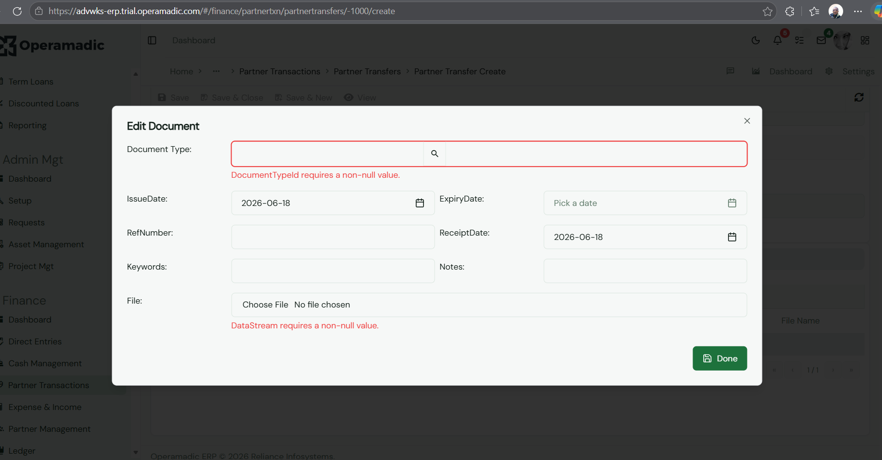 Fig 7 Executing regulatory document ingestion loop routines inside the validation workflow